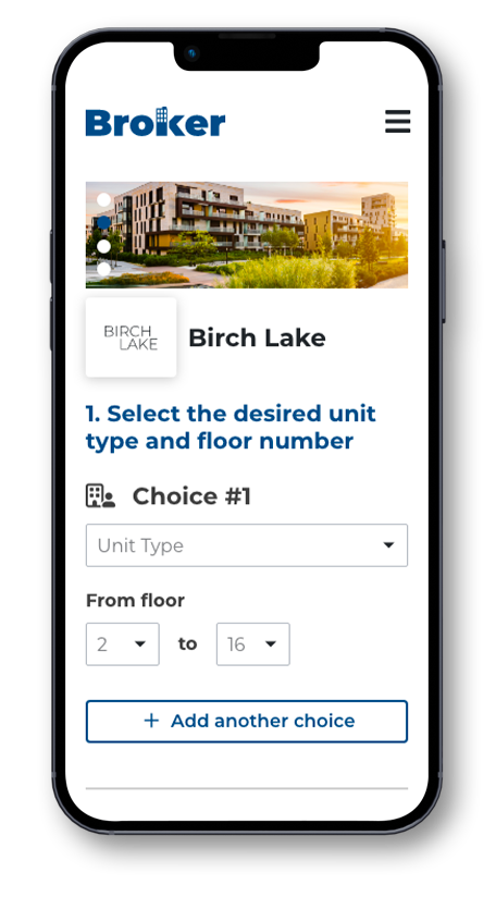Real estate sales management app