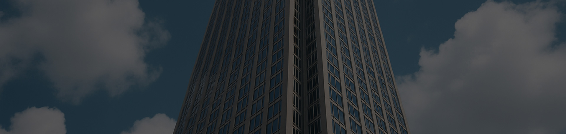 Modern skyscrapers viewed from below