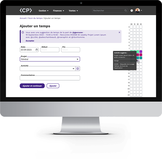 exemple application