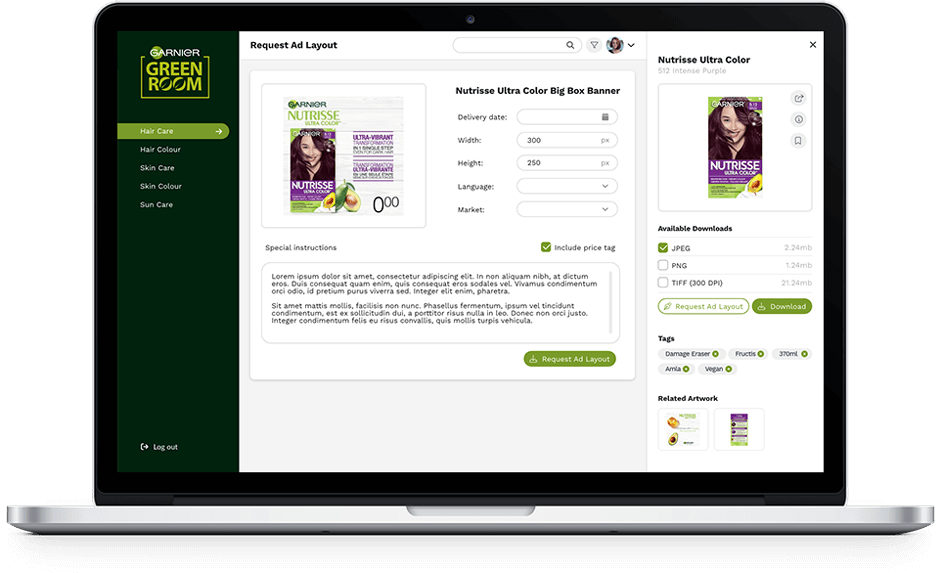 Application interface