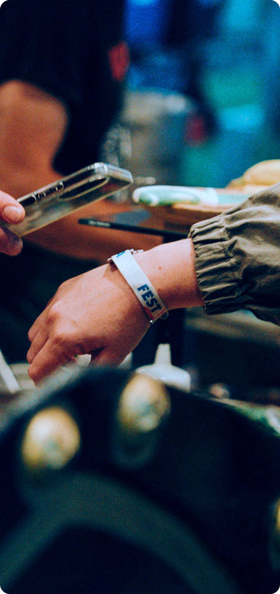 Bracelet RFID pour une application de gamification