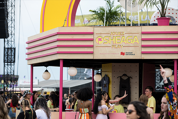 Plateforme de gamification pour Osheaga
