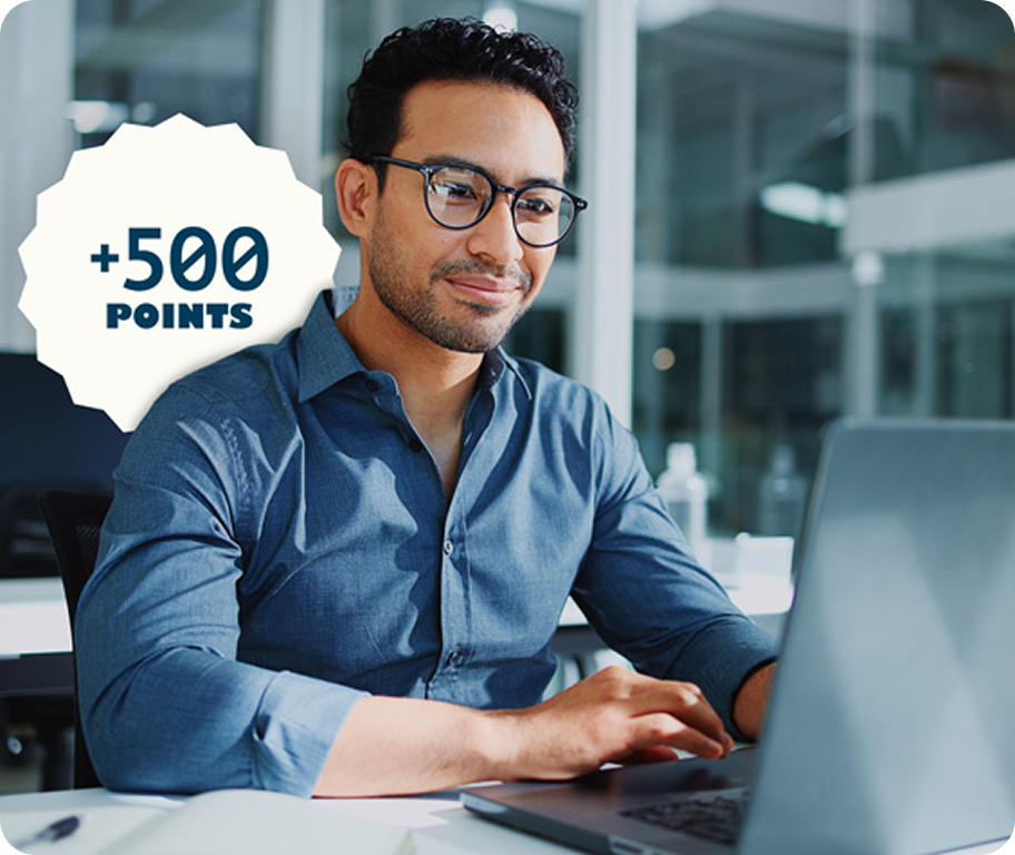 Utilisateur d'une plateforme de gamification en entreprise.